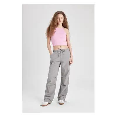 DEFACTO Cool Parachute Normal Waist Poplin Trousers