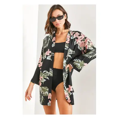 Bianco Lucci Women's Patterned Kimono