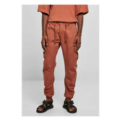 Terracotta Cargo Jogging Pants