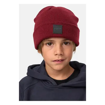 Logopatch Beanie Kids 2-Pack Coal+Burgundy