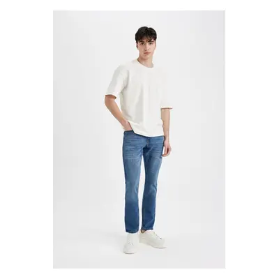 DEFACTO Pedro Slim Fit Slim Fit Normal Waist Narrow Leg Jean Trousers