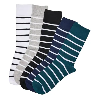 Small Stripe Socks 5-Pack Winter Color