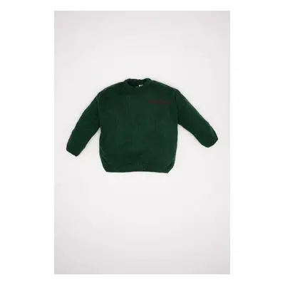 DEFACTO Baby Boy Crew Neck Printed Sweater