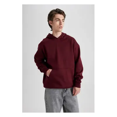 DEFACTO Oversize Fit Hooded Basic Sweatshirt