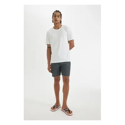 DEFACTO Regular Fit Mesh Lined Short Swim Shorts