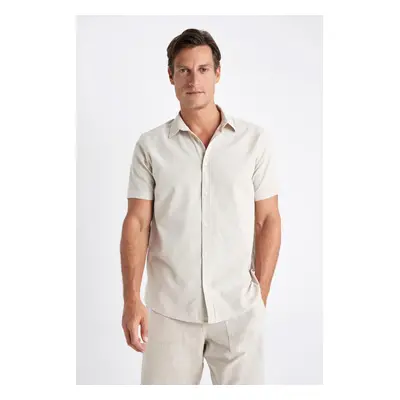 DEFACTO Regular Fit Polo Collar Cotton Short Sleeve Shirt