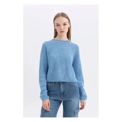 DEFACTO Cool Regular Fit Crew Neck Basic Sweater