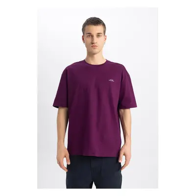 DEFACTO Oversize Fit Crew Neck Printed Short Sleeve T-Shirt