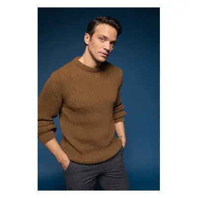 DEFACTO Slim Fit Crew Neck Knitwear Sweater