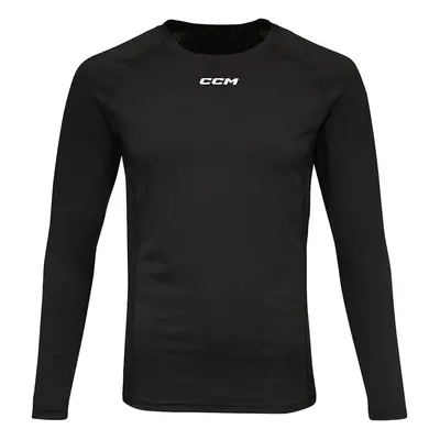 Children's T-shirt CCM Compression LS Top Black