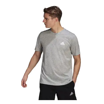 Pánské tričko adidas Aeroready Designed Move FeelReady Sport Tee Medium Grey Heather