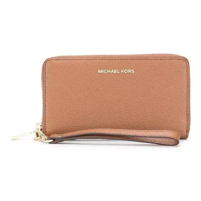 Michael Kors Wallet - JET SET LG FLAT MF PHN CASE brown