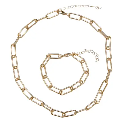 Ceres bracelet and necklace - gold colors