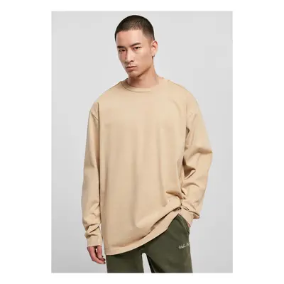 Heavy Oversized Garment Dye Dye UnionLong Sleeve Beige