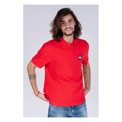 Tommy Jeans Polo shirt - TJM TOMMY BADGE POLO red