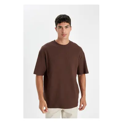 DEFACTO Relax Fit Crew Neck Short Sleeve T-Shirt