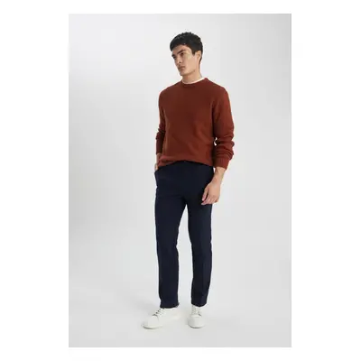 DEFACTO Jogger Straight Leg Wool Look Trousers