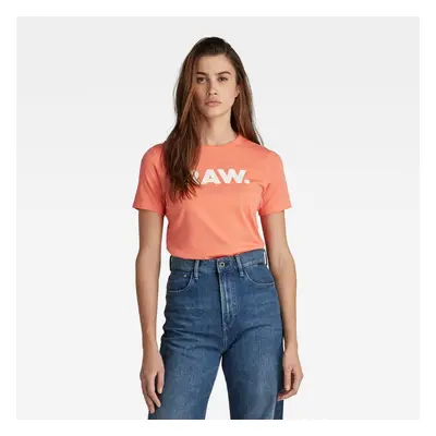 G-STAR T-shirt - RAW. Slim R T WMN ORANGE