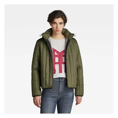 G-STAR Jacket - Meefic vertical quilted jacket wmn green