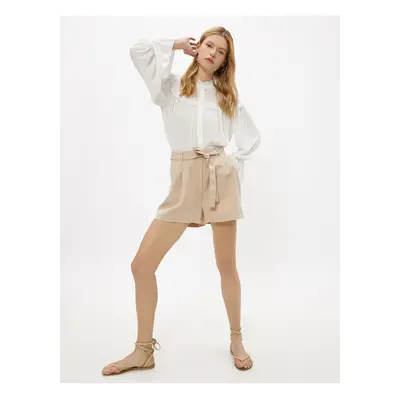 Koton Halterneck Shorts With Belt