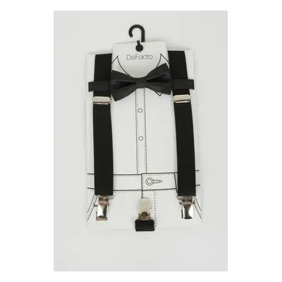 DEFACTO Boy's Bow Tie Pants Hanger 2-Piece Set