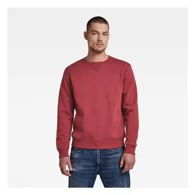 G-STAR Sweatshirt - Premium core r sw l\s red