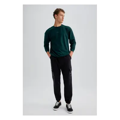 DEFACTO Oversize Wide Cut Wide Cut Cargo Pocket Sweatpants