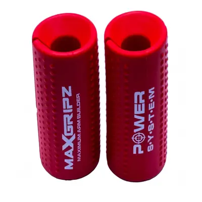 Power System Max Gripz Grips Red