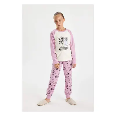 DEFACTO Girls Powerpuff Girls Long Sleeve Pajama Set