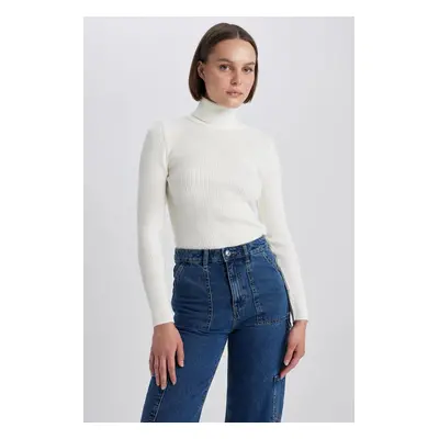 DEFACTO Slim Fit Turtleneck Knitwear Sweater