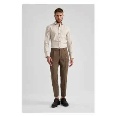 DEFACTO Crop Straight Leg Trousers