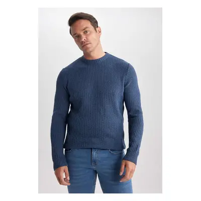 DEFACTO Standard Fit Crew Neck Knitwear Sweater