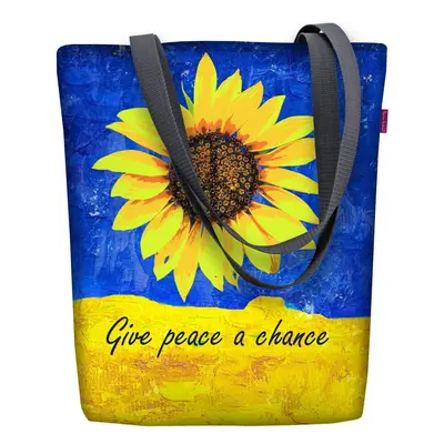 Bertoni Unisex's Canvas Bag Sunny Give Peace