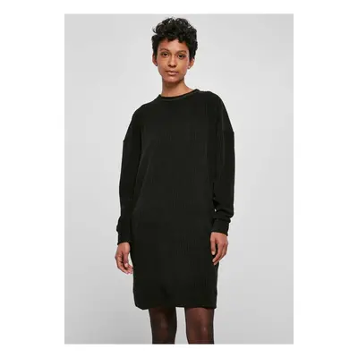 Women's dress Velvet Rib Crew black