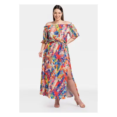 Női ruha Karko Karko_Dress_SB862_Multicolour