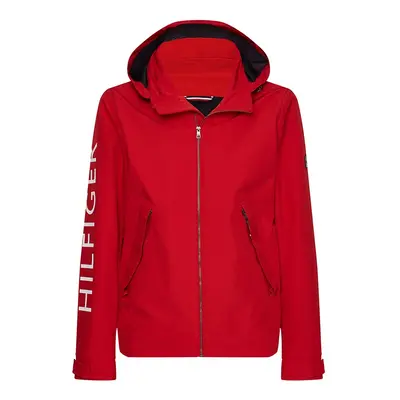 Tommy Hilfiger Jacket - FLEX HOODED BLOUSON red