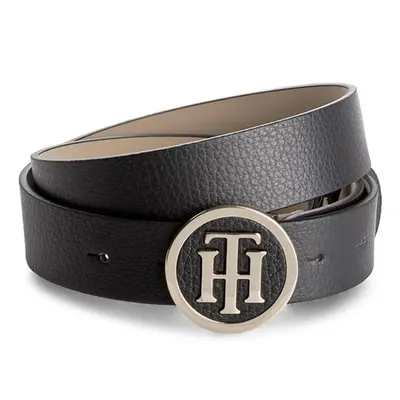 Tommy Hilfiger Belt - TH ROUND BUCKLE BELT 3.0 black