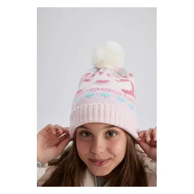 DEFACTO Girl&#39;s Pompom Knitwear Beret