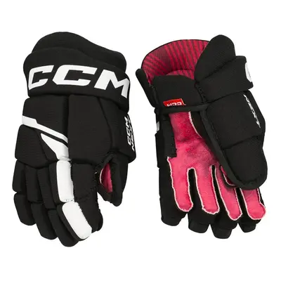 Ice Hockey Gloves CCM Next Black/White Inch