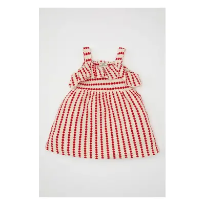 DEFACTO Baby Girl Striped Sleeveless Dress