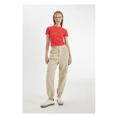 DEFACTO Cool Cargo Jogger Normal Waist Gabardine Trousers