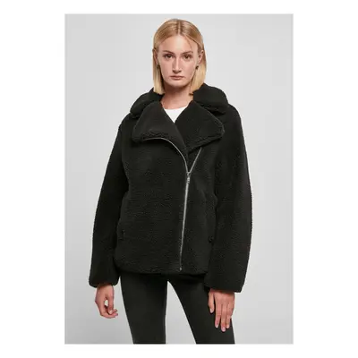 Women's Sherpa Biker Jacket black