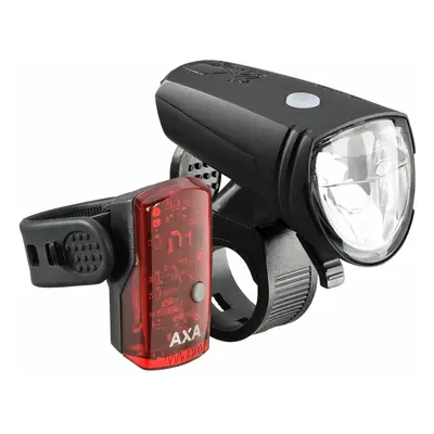 AXA Greenline Set LUX Front + Rear Flashing Light - LED USB