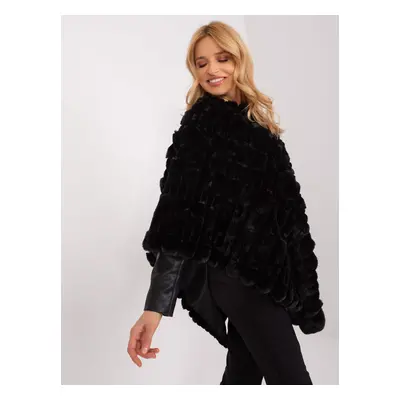 Black Women's Winter Poncho