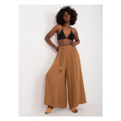 Camel wide summer pants OCH BELLA