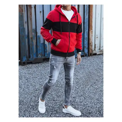 Red men's hoodie Dstreet