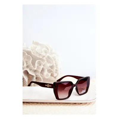 Women's UV400 Sunglasses - Brown