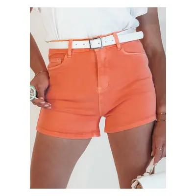 GLAMWEAR Women's Denim Shorts Orange Dstreet