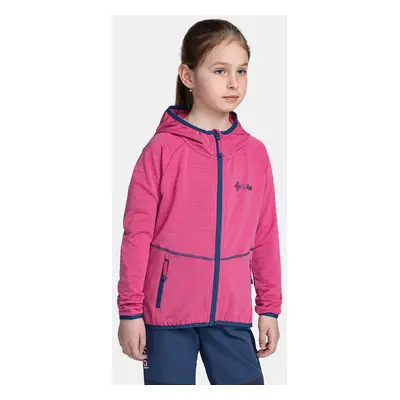 Girls' technical sweatshirt KILPI MEMPHIS-JG Pink