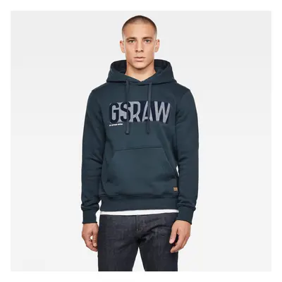 G-STAR Sweatshirt - Applique Logo hdd sw l\s dark blue